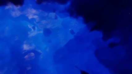 nebula gas cloud in deep outer space, science fiction illustrarion, colorful space background with stars 3d render