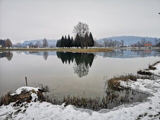 Wildoner See Steiermark im Winter