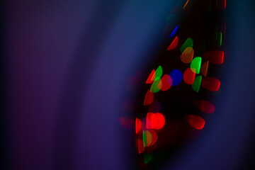 Blurred bokeh light effect background. Abstract lights, blurred abstract pattern.