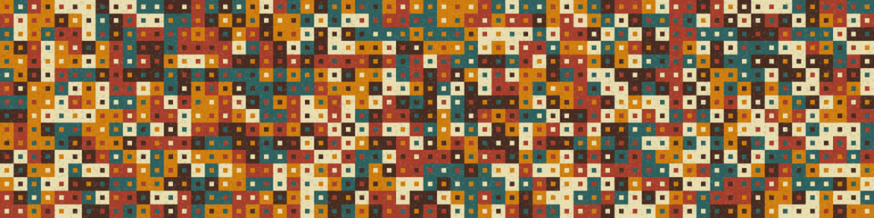 Abstract Geometric Pattern generative computational art illustration