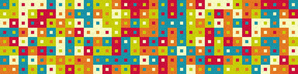 Abstract Geometric Pattern generative computational art illustration