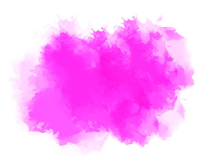 Bright Pink Colorful Watercolor Splash Background