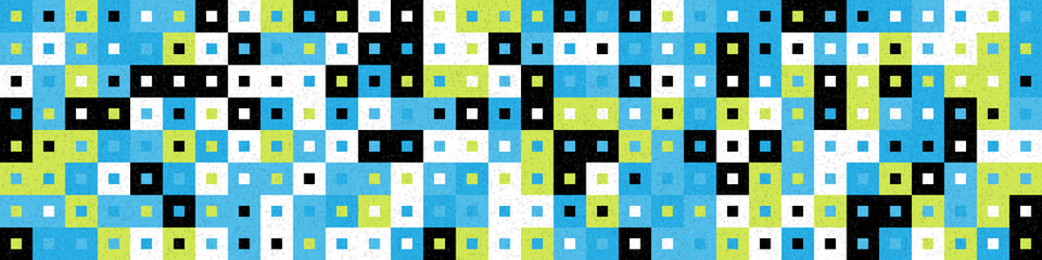 Abstract Geometric Pattern generative computational art illustration