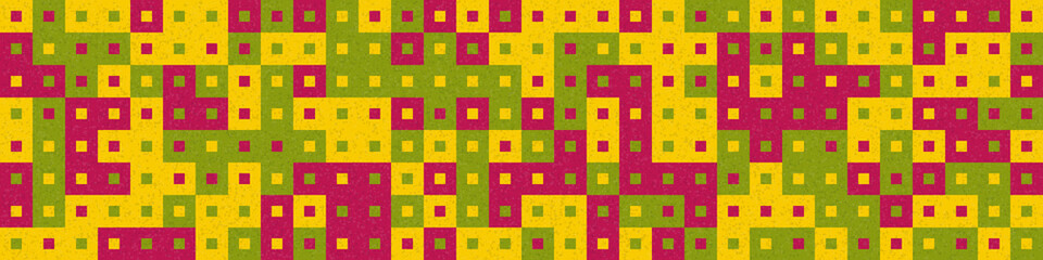 Abstract Geometric Pattern generative computational art illustration