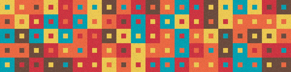 Abstract Geometric Pattern generative computational art illustration