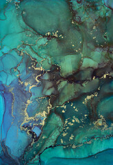 Alcohol ink art.Mixing liquid paints. Modern, abstract colorful background, wallpaper. Marble texture.Translucent colors