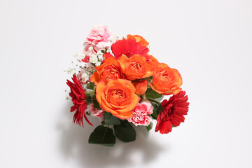 様々な花のブーケ