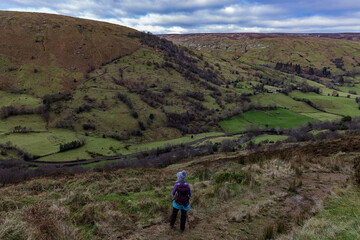 Naklejka premium Ronans Way, Glendun, Glens of Antrim, Causeway coast and Glens, Northern Ireland