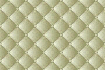 Fototapeta premium quilted cloth with vintage ornament, seamless pattern