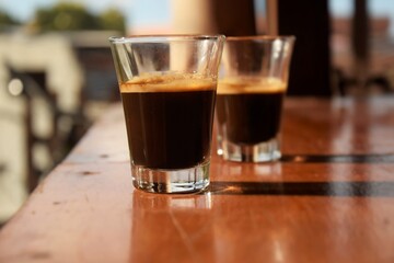 glass of coffee