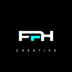 FPH Letter Initial Logo Design Template Vector Illustration