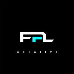 FPL Letter Initial Logo Design Template Vector Illustration