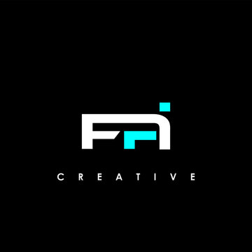 FPI Letter Initial Logo Design Template Vector Illustration
