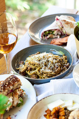 grilled chicken with vegetables