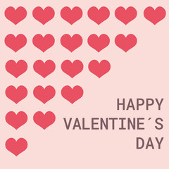 super simple happy valentines day design