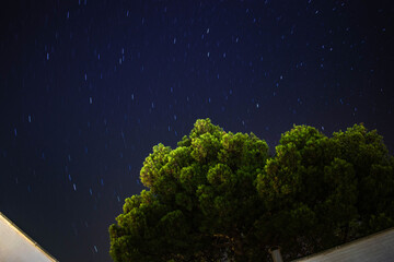 Naklejka premium Sky eith stars