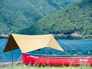 アウトドア キャンプ風景