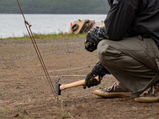 アウトドア キャンプ風景