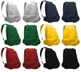 Bolsa escolar multicolor 