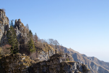 Mount Grappa landscape, Italian Alps