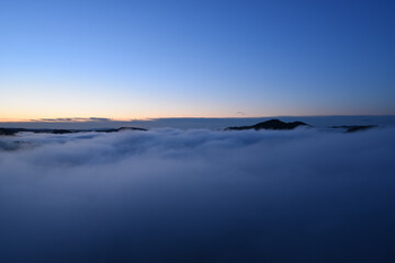 Sea of clouds in early morning