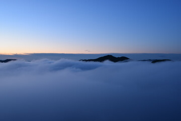 Sea of clouds in early morning