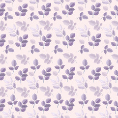 Fototapeta na wymiar Elegant seamless floral pattern