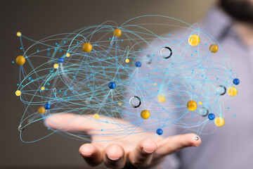 organization chart team concept networking business