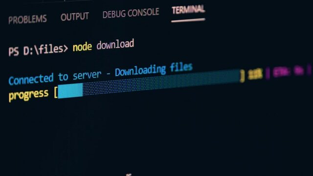 Download Files Progress Bar On Screen
