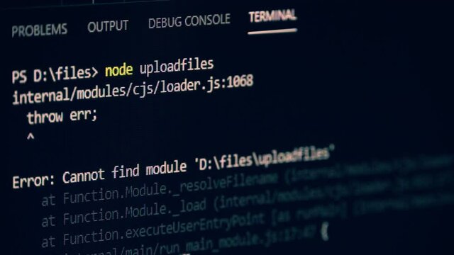 Programming Code Throws an Error
