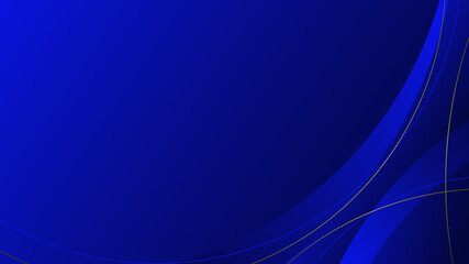 abstract design background simple wave and circle BG C blue_gold