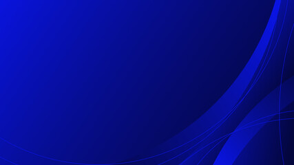 abstract design background simple wave and circle BG C blue