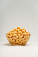 水戻しされた乾燥大豆