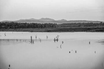 2 fisherman’s on the lake.