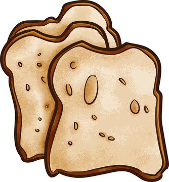 Bread Cartoon