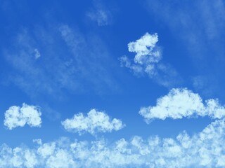blue sky with clouds