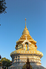 Naklejka premium Belives and respect place, Buddish area.