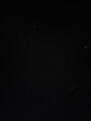 Stars in the open sky at night.