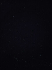 Stars in the open sky at night.