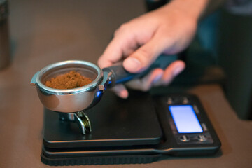 Preparación de un capuccino