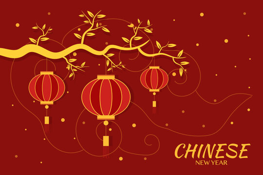 Chinese New Year Background Vector