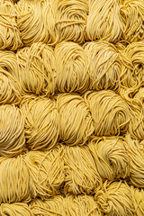 homemade raw noodles for ramen