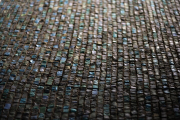 Obraz premium mosaic texture random colors of wall macro