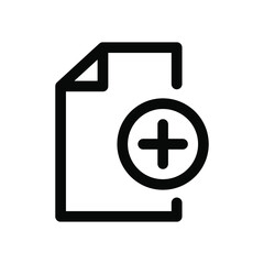 Fototapeta premium New file icon
