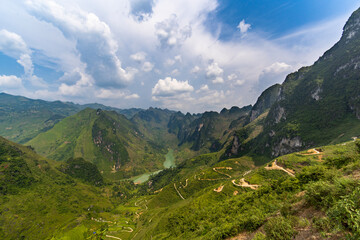 Fototapeta premium Nho Que River in Ha Giang, Vietnam.
