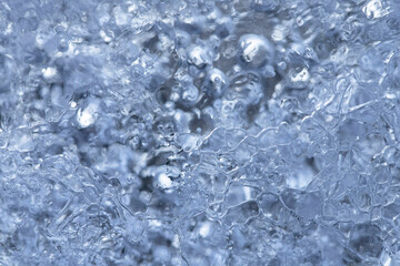 Structural ice surface background.