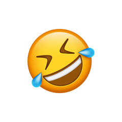 Rolling on the Floor emoji Laughing Face with tears, funny ROFL emoticon
