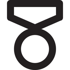Medal Vector Line Icon