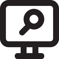 Search Vector Line Icon