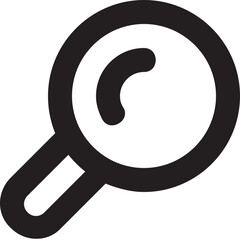 Magnifier Vector Line Icon